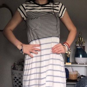 AE striped tshirt dress